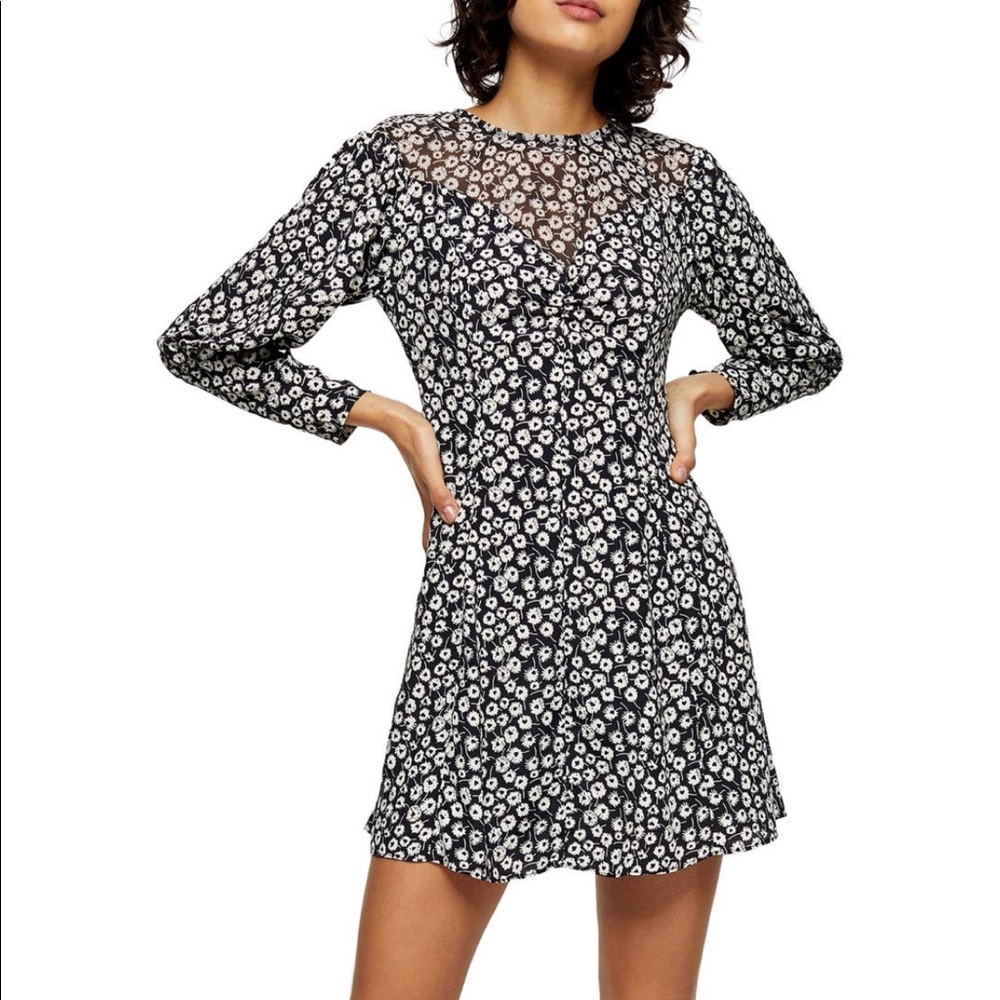 Topshop Grunge Twist Dress